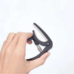 Capo de guitarra de plástico para guitarra elétrica clássica acústica de 6 cordas, braçadeira de afinação, acessórios para instrumentos musicais - Image 6