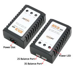 Max b3 pro balanceador carregador ue/eua plug 10w 2s 3s lipo bateria 7.4v 11.1v 10w fonte de adaptador de alimentação compacto para carro modelo rc - Image 4