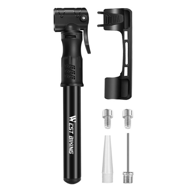 Bomba Inflável Elétrica Recarregável USB para Bicicleta e Moto com Válvula Schrader e Presta, até 150PSI