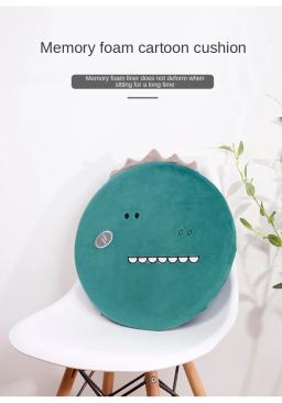 Almofada redonda japonesa com espuma de memória, linda almofada quadril, almofada monocromática Tatami, almofada bonito para carro e escritório decoração da casa - Image 2