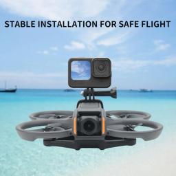 Drone Action Camera Mount Holder, Suporte de Expansão Superior para DJI AVATA 2, GoPro POCKET 2, Suporte Insta360 - Image 4
