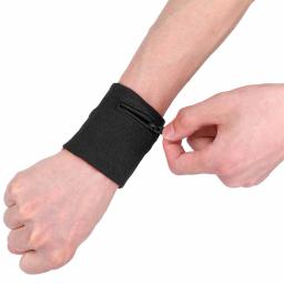 Absorvente Sports Wristband com Zíper, Bolsa, Manga de Pulso, Toalha Banda, Ao Ar Livre, Corrida, Viagem, Bike Key Pocket - Image 5