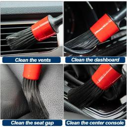 Novo kit de limpeza do carro purificador broca detalhando escova conjunto ar condicionado aberturas toalha polidor carro auto detalhando ferramentas - Image 3