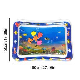 Tapete de água inflável para Pet, Play Mat, Playmats, PVC, Ocean Fish, Tema Rastejando, Brinquedo Sensorial, Brinquedo Interativo para Gato e Cachorro - Image 6