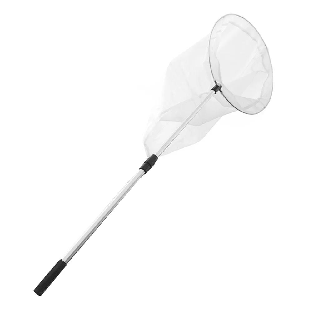 Rede de borboleta profissional com anel inoxidável, Alça telescópica estende, 67 polegadas, Profundidade líquida 23.5, Kids - Image 1