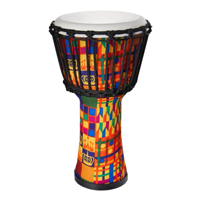 Djembe de Couro de Cabra de 8 Polegadas com Padrões Artísticos Coloridos - Presente Ideal para Iniciantes e Apreciadores de Música