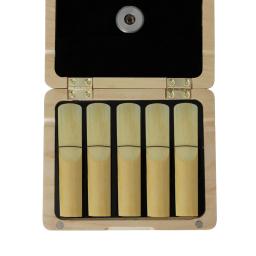 Saxofone Reed armazenamento caso com higrômetro, caixa de alta qualidade de cinco palhetas, clarinete impermeável - Image 6