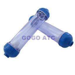 Transparente pequeno T33 shell copo do filtro Filtro de Aquário DIY shell material Sem Cheiro de alta pressão tubo reto garrafa Filtro - Image 5