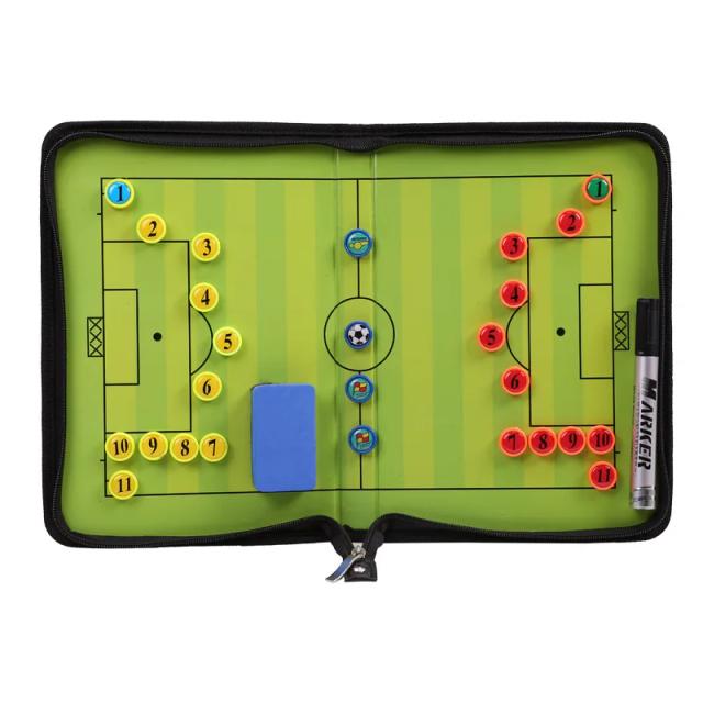 Placa Tática Dobrável para Treinadores de Futebol Profissional - Ferramenta Essencial para Treinamento Eficiente