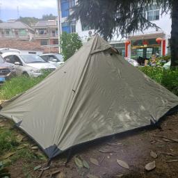 Ultraleve Trekking Pole Tent, 2 pessoas Barraca de Camping, Tenda Leve, Solo Camping Tent, Trekking Rod não está incluído, CZX-687 - Image 3