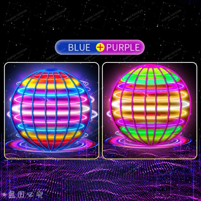 Bola Voadora Mágica Mini com Luzes LED Controle Remoto - Brinquedo para Adultos e Crianças