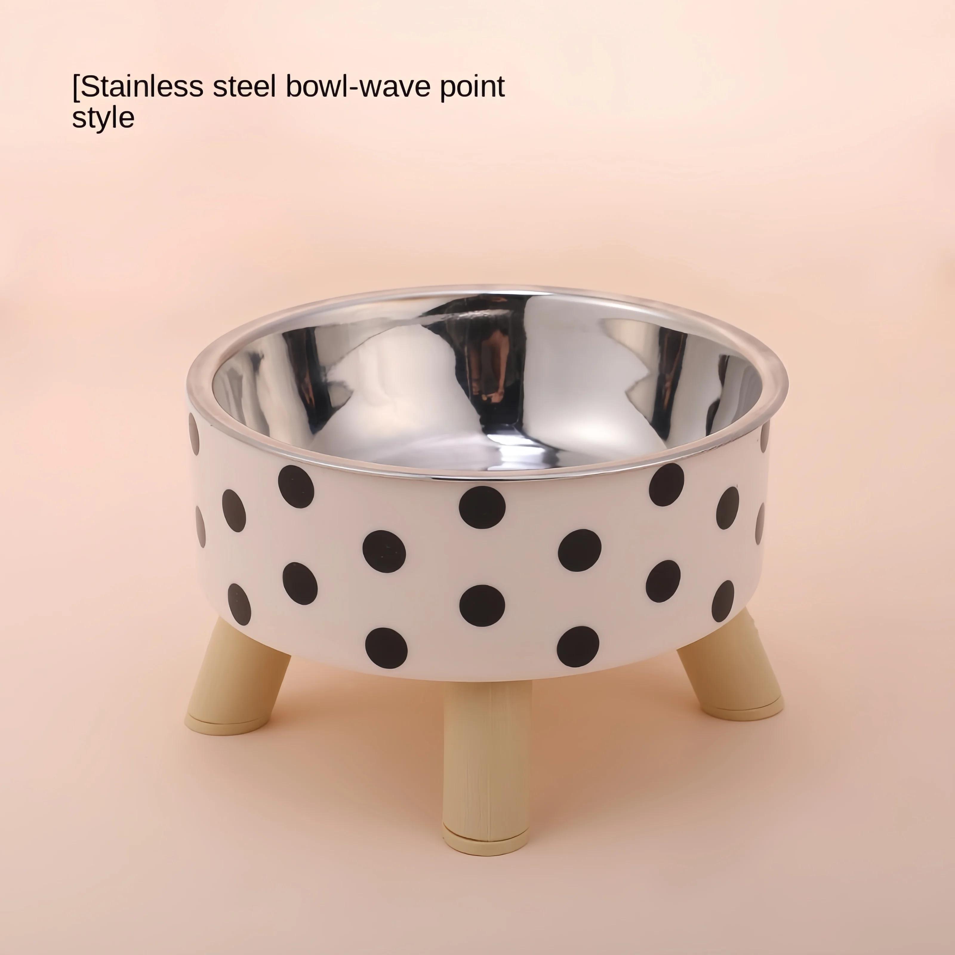 Elevada Anti-Asfixia Pet Alimentador com Suporte, Levantada comida de gato e água Bowl, Pet Feeding, Beber Suprimentos - Image 1