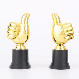 High Thumbs Up Troféu De Plástico, Incentivo De Futebol, Mini Troféus Vitória, Prêmio de Casa, Desktop Decor, 5 ", 1-6Pcs - Image 4