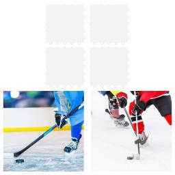 Hóquei Training Board, bola de patinação, StickHandling Azulejos, Prática Pads, 4 Pcs - Image 4