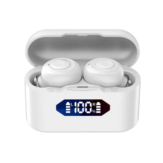 Fones de Ouvido Sem Fio Bluetooth X37 com Carregamento Bin Display e Controle Touch para Esportes ao Ar Livre - Versão 5.3