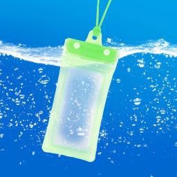 Bolsa impermeável para celular, protetor leve, tela sensível ao toque com cordão, apto para natação, vela, esportes aquáticos, praia, mergulho - Image 3