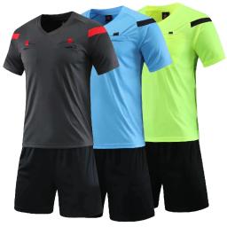 Profissional futebol árbitro uniforme masculino turn-down futebol camisas de árbitro de futebol roupas de manga curta jérsei 5 cores - Image 6
