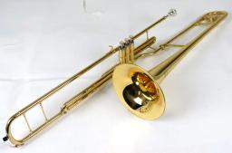 High Bb Piston Trombone Instrumentos Musicais, Corpo De Latão Amarelo, Acabamento De Laca Com Estojo, Bocal - Image 6