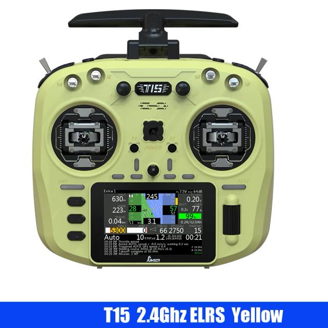 Jumper T15 Hall Sensor Tela Colorida FPV Controlador de Rádio EDGETX/ELRS 2.4GHz/915MHz/868MHz