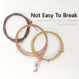 Conjunto de cordas para violão, acessórios para instrumentos musicais, 6 peças - Image 5