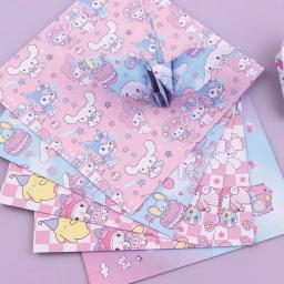 DIY papelão fazendo materiais, Olá Kitty, Olá Kitty, minha melodia, Sanrio, desenhos animados do anime, bonito, origami, criativo, colorido, atacado, novo - Image 1
