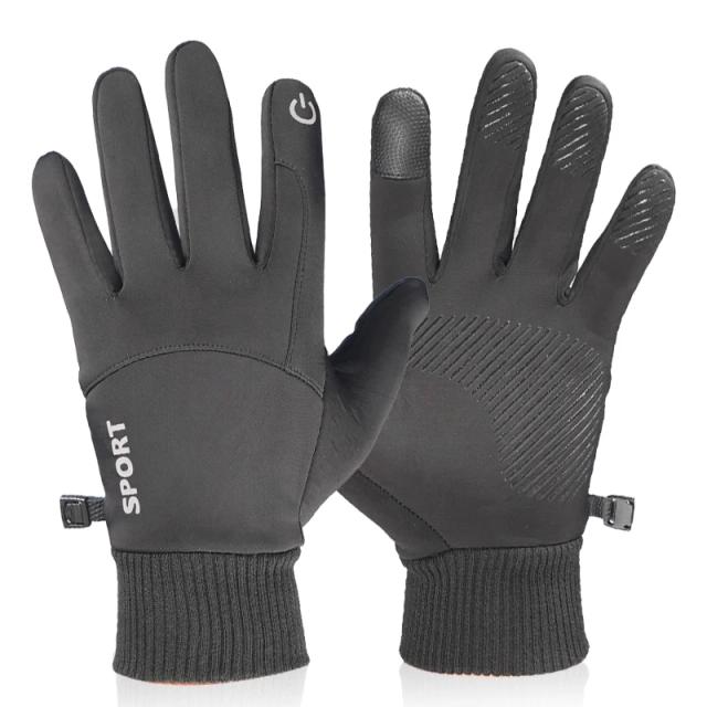 Luva Térmica Impermeável Esportiva Touchscreen para Inverno - Proteção e Controle