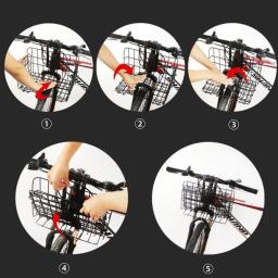 Frente e traseira Bike Basket Bag, grande capacidade, armazenamento de bicicletas, sacos adequados para transportar cães e animais - Image 4