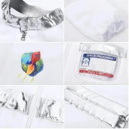 Astronauta traje com luvas e peito distintivo para crianças, filmes e fãs de TV, qualidade Premium, 2022 - Image 5