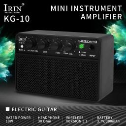 IRIN-KG-10 Speaker Amplificador De Guitarra Eletrônica, Amplificador Portátil, Leve, Instrumentos Musicais, Prática Diária - Image 2