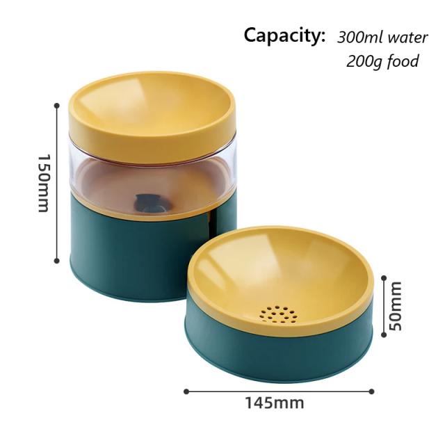Fonte automática com tigelas para bebês cães e gatos, ideal para Chihuahua e Sphynx, alimentador e dispensador de água para animais de estimação
