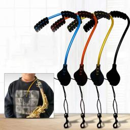 Saxofone alças com almofada de pescoço macio, acessórios para instrumentos musicais, alta qualidade, apto para Alto, Tenor, Soprano, Sax, Novo - Image 1
