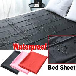 SPA-Waterproof PVC Sex Bed Sheets, Capa de colchão hipoalergênico, Alergia Alívio Bed Bug, S-e-x Game Sheets, Adulto - Image 1