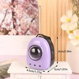 Mini Mochila para Pet Space, Cat Bag, Travel Bag, Dollhouse Decoração Cena, Micro Paisagem Ornamento, Adereços De Fotografia, 1:6 - Image 6