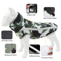 Jaqueta reflexiva impermeável para raça grande, Roupas quentes de inverno para cães grandes, Macacão Labrador, Chihuahua, Pug Vestuário - Image 1