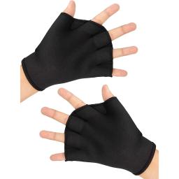 Luvas de natação sem dedos para treinamento aquático, resistência à água, treinamento de pá fitness, Aqua Fit, 1 par - Image 4