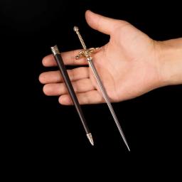 Coleção de Espadas Miniatura Arya Stark, Modelo de Arma Metálica, Rapieira de Agulha Reta Fina, Artesanato Decorativo de Tronos, 21cm - Image 1
