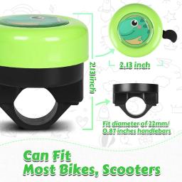 Crianças sino de bicicleta mini bonito ciclismo anel alarme aviso para scooter triciclo esporte guiador chifre sino acessórios da bicicleta - Image 4