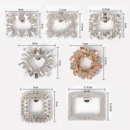 1Pcs Destacável das Mulheres Sapatos de Metal Sapato Decorativo Clipe Sapato Acessórios DIY Salto Alto Jóias Sapatos de Casamento Noiva - Image 5