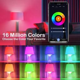 Alto-falante LED bluetooth alto-falante LED com controle remoto 12W alto-falante bluetooth alto-falante com luz colorida - Image 4