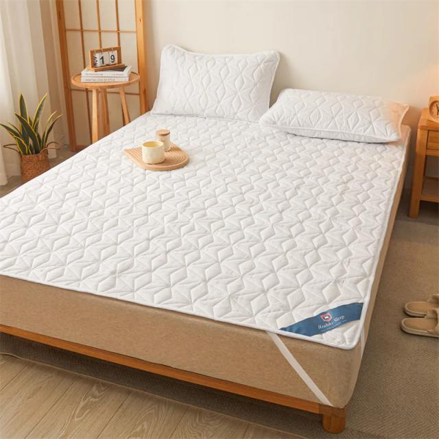 Protetor de Colchão à Prova d'Água com Faixa Elástica e Acolchoado para Cama de Solteiro/Duplo 140/160 - Ideal para Inverno
