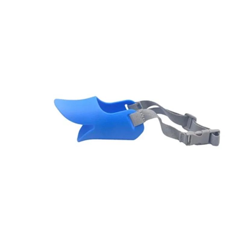 Silicone Duck Mouth Muzzles para animais de estimação, máscara para cães, anti mordida, parar de latir, cão pequeno e grande - Image 1