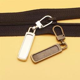 Destacável Metal Zipper Pullers, Sliders Cabeça, Zippers Kits de Reparação, Pull Tab, DIY Sacos De Costura, Down Jacket, 10Pcs - Image 3