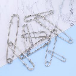 Alfinetes De Segurança De Prata, Agulhas De Aço Inoxidável, Grande Alfinete De Segurança, Artesanato Diy, Ferramentas De Costura, Jóias, Acessórios De Vestuário - Image 4