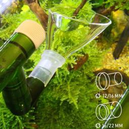 Aquário tanque de peixes planta de água lírio tubulação conectada à saída de entrada tubos lírio saída da tubulação para aquários do tanque de peixes - Image 1