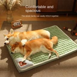 Sofá-cama ortopédico para cães de médio a grande porte, travesseiro removível, capa impermeável, colchão para animais - Image 1
