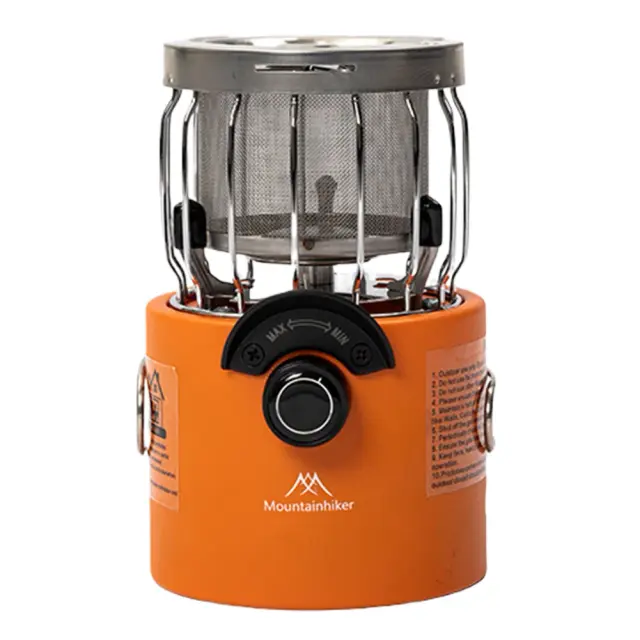 Fogão Ajustável para Camping e Tendas - Aquecedor 2 em 1 para Pesca no Gelo e Caminhadas no Inverno