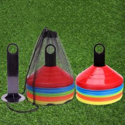 Prato do sinal do treinamento do futebol, Cones, malha com saco, discos do marcador, balde do marcador, treinamento do futebol, pires dos esportes, 50Pcs - Image 3