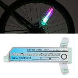 Luz led colorido 32-bicicleta bicicleta 32 padrão ciclismo pneu raios decoração lâmpada - Image 4