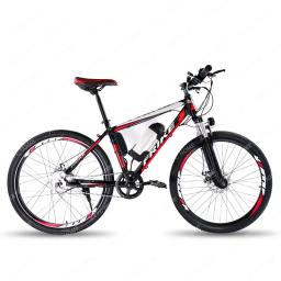 Bicicleta de montanha elétrica ajuda a viagem freio a disco do carro absorção de choque engrenagem fixa off-road - Image 1