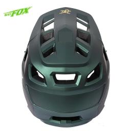 BATFOX-Capacete de Mountain Bike com Proteção Orelha Integrada, Meia Capacete MTB, Capacete de Ciclismo, Armadura BMX, Off-Road, Corrida, Novo, 3, 4 - Image 3